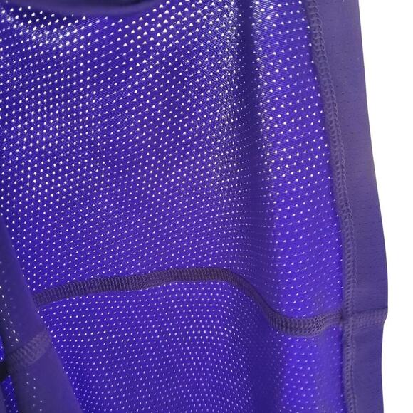 Under Armour HeatGear® Racerback Tank Top Deep Purple White Katfight logo Size M - Picture 6 of 11